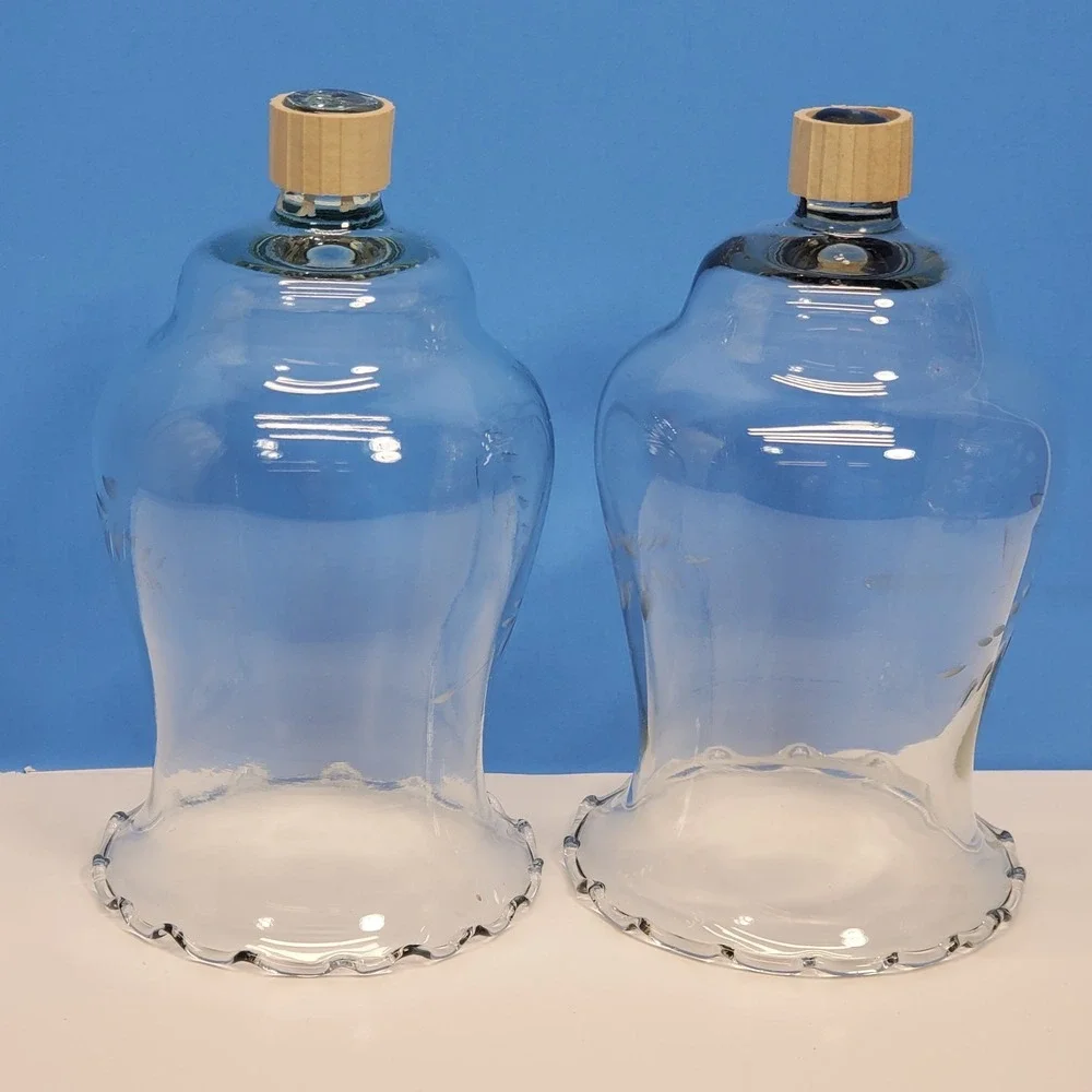 Votive Cups Glass Etched Wheat Peg Candles Home‎ Interiors Set of 2
